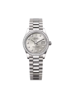 Rolex Datejust m278289RBR-0021 Silver Dial White Gold President Watch