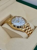 Rolex Day-Date 40mm Yellow Gold President  Mother of Pearl Diamond Baguette Dial - 228238 - Image 3