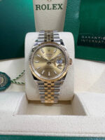 Rolex  Datejust 36mm 126233 Champagne Dial Jubilee Bracelet Watch - Image 3