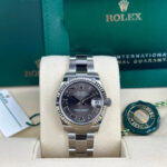 Rolex Datejust m278274-0021/0022 Dark Grey Roman 31mm Dial Oyster Watch - Image 8
