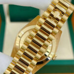 Rolex Day-Date 40mm Black Diamond Dial and Diamond Bezel Yellow Gold President Bracelet  228348RBR-0001 - Image 6