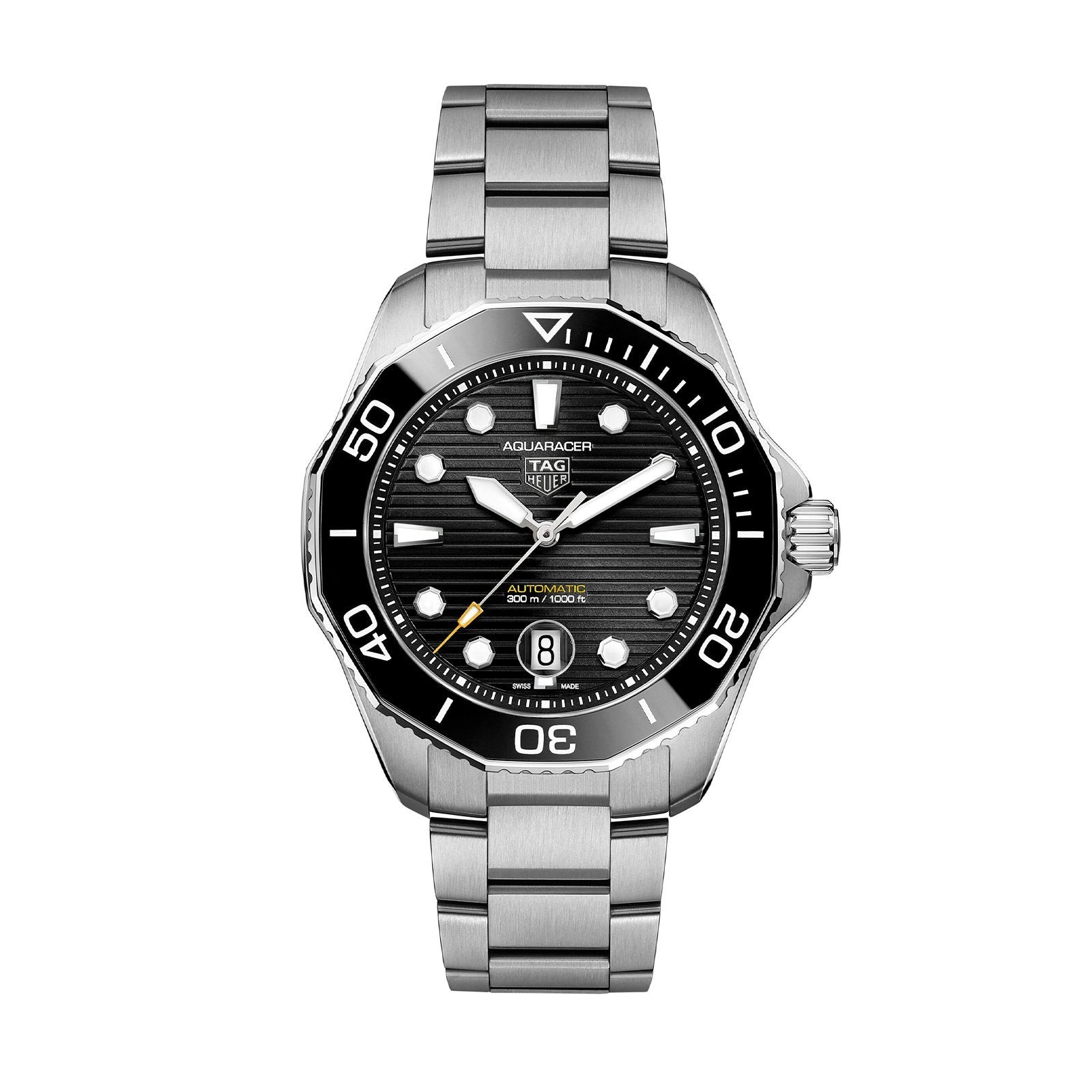 7C956024-BDF4-CE93-5844-6765C284E30F.jpg 【Top replica】TAG Heuer Aquaracer Calibre 5 Automatic Mens Black Steel Watch - Image 1