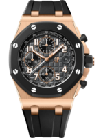 Audemars Piguet OFFSHORE Pink Gold Anthracite Grey Dial CHRONOGRAPH 42mm 26238OK.OO.A002CA.01