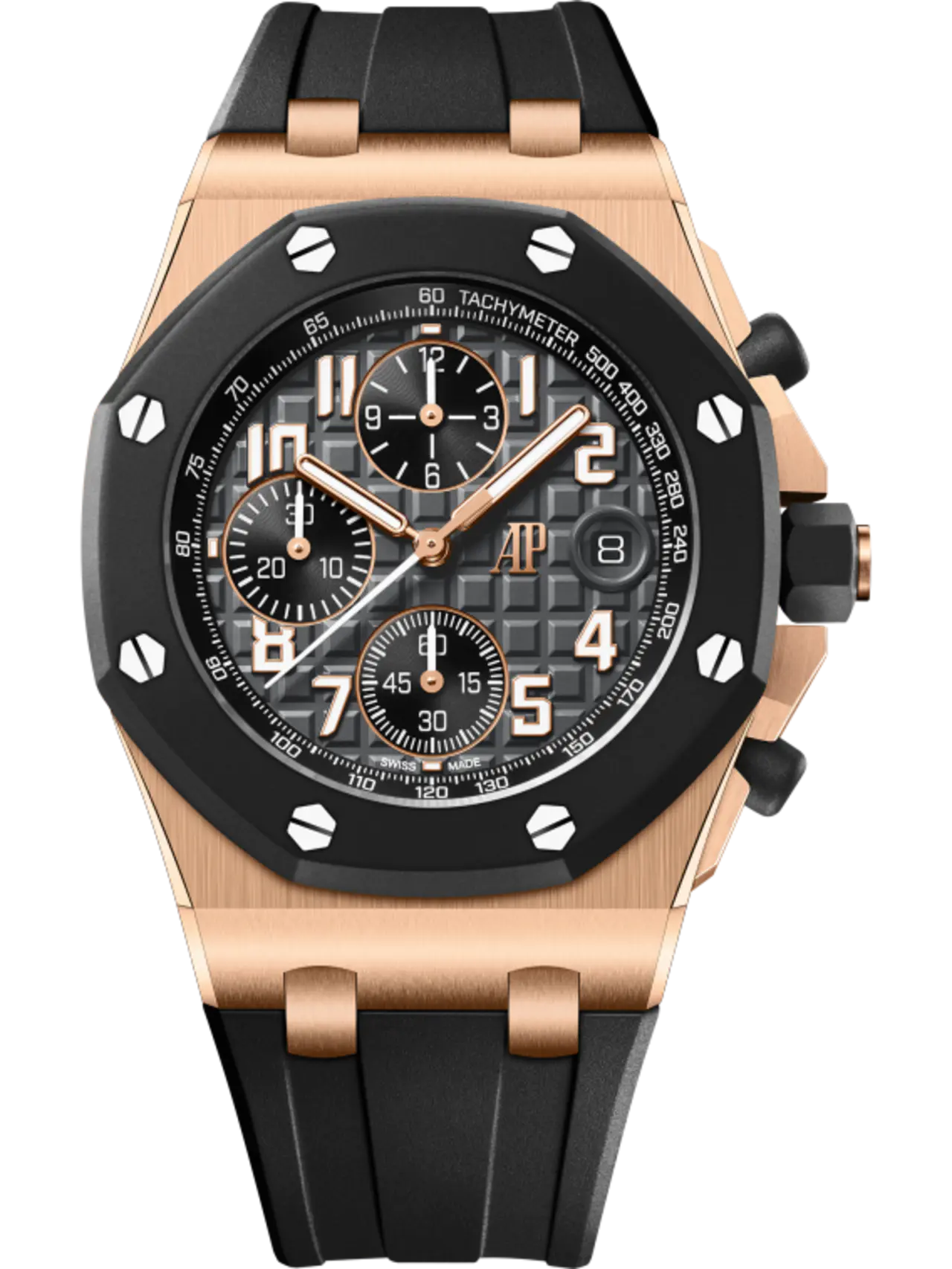 7D378F8B-FD51-E075-158E-57A526478A5E.png Audemars Piguet OFFSHORE Pink Gold Anthracite Grey Dial CHRONOGRAPH 42mm 26238OK.OO.A002CA.01 - Image 1