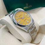 Rolex Oyster Perpetual 36mm 126000-0004 Yellow Dial Stainless Steel Oyster Bracelet - Image 4