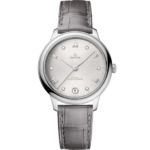 Omega De Ville Prestige 34 mm Silver Dial with Diamonds Stainless Steel Strap 434.13.34.20.52.001
