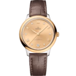 Omega De ville Prestige Stainless steel & 18K Yellow Gold Lady's Watch 34mm 434.23.34.20.58.001