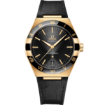 Omega Constellation Gents' Selection 41mm Black Dial 18k Yellow Gold Strap 131.63.41.21.01.001