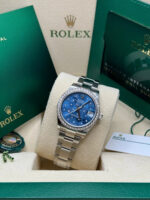 Rolex Datejust m278384RBR-0039/0040 Azzurro Blue 31mm Dial Oyster Watch - Image 9