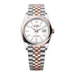 Rolex  Datejust 36mm 126201 White Dial Jubilee Bracelet Watch