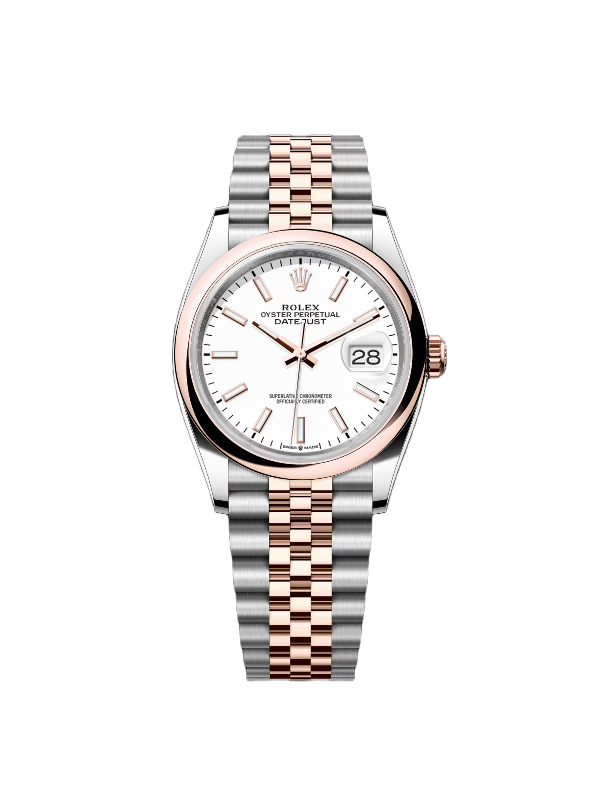 7EBA8529-77EC-7020-CB1B-C4C4CD04CAA6.png Rolex Datejust 36mm 126201 White Dial Jubilee Bracelet Watch - Image 1