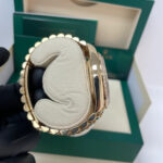 Rolex Day-Date 40mm Champaign Dial and Diamond Bezel Yellow Gold President Bracelet 228348RBR-0008 - Image 4