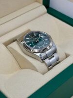 Rolex  Sky-Dweller 42mm 336934-0001 Stainless Steel Green Dial Oyster - Image 3