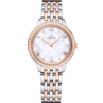 Omega De Ville Prestige, Stainless Steel, 18k Sedna™ Gold and Diamond-set, 30mm Quartz  434.25.30.60.55.001