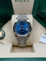 Rolex  Datejust 41mm 126334 Blue Roman Oyster Stainless Steel Men’s Watch - Image 3