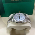 Rolex  Day-Date President 40mm White Gold Mother of Pearl Diamond Baguette Dial - 228239 - Image 3