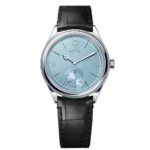 Rolex 1908 Platinum Ice Blue Dial Black Alligator Strap - 52506-0003