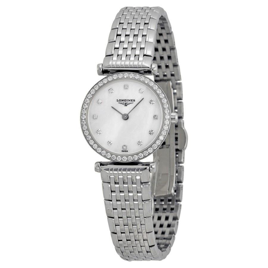 8184AD1D-8307-07A3-5943-B26F6FE46095.jpg Longines Women's L42410806 La Grandes Classiques Flagship Diamond Stainless Steel Watch - Image 1