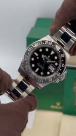 Rolex GMT-Master II 40mm 126710GRNR-0004 Black Dial Oyster Watch - Image 10