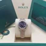 Rolex Lady-Datejust 28mm 279381RBR Aubergine Diamond Dial Oyster Bracelet - Image 3