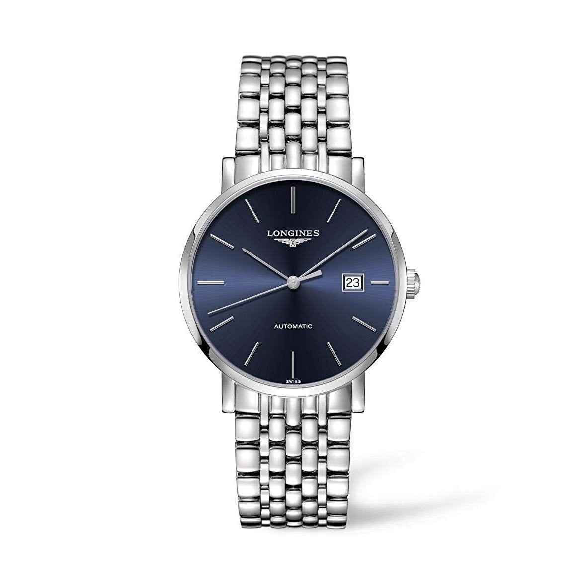 82F9BF48-E59F-80CD-D210-9DD7AC77F5DE.jpg Longines Men's L4.910.4.92.6 Elegant Stainless Steel Watch - Image 1