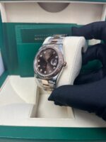 Rolex Datejust 41mm 126331 Datejust Chocolate Diamond Oyster Steel and Everose Gold Watch - Image 8