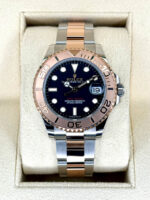 Rolex Yacht-Master 37mm Steel and Everose Gold Watch - Black Dial - Oyster Bracelet 268621 - Image 2