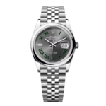 Rolex  Datejust 36mm 126200 Oyster Perpetual Wimbledon Dial Jubilee Stainless Steel