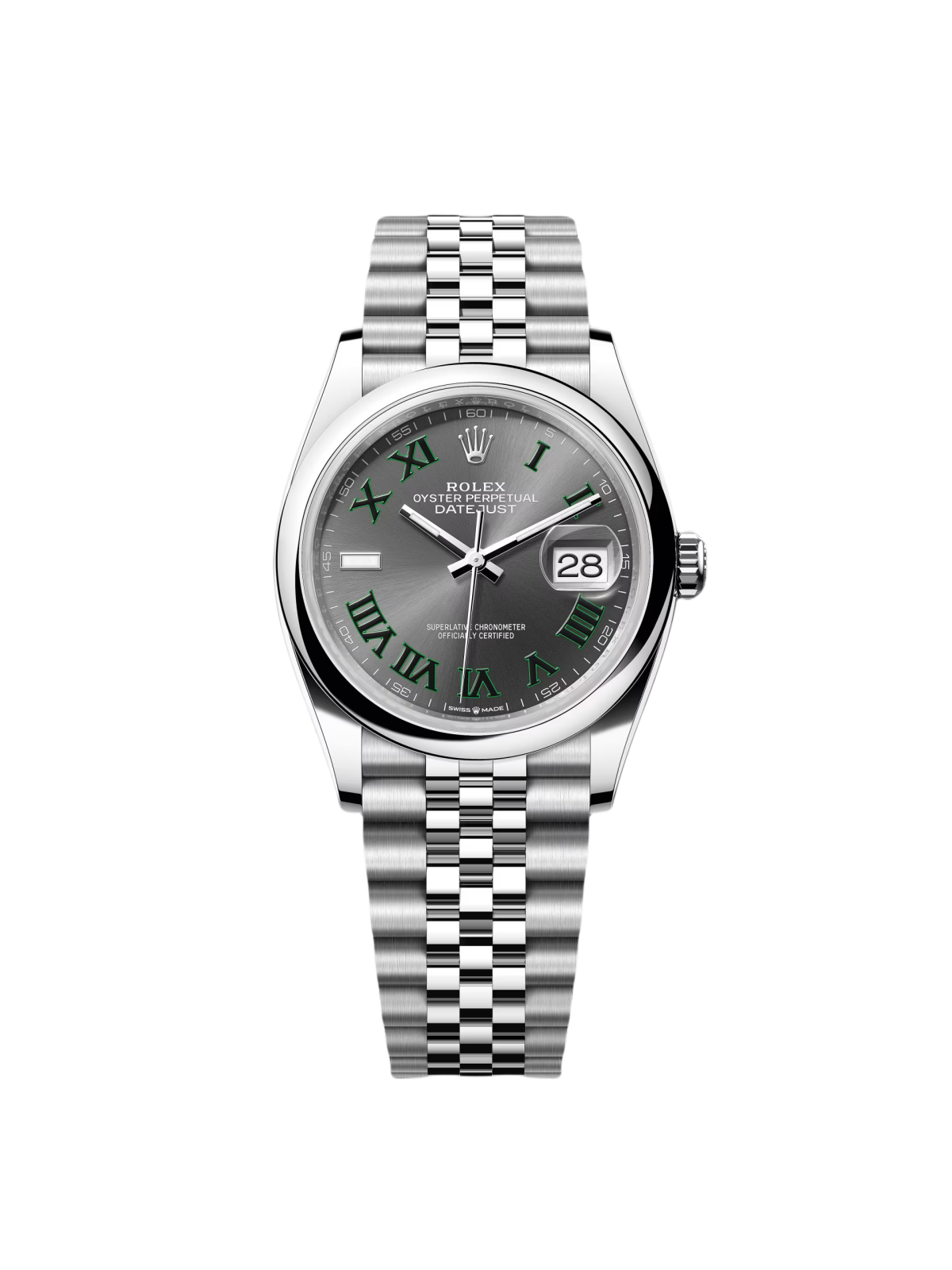 8482FAE1-59F6-76E8-FB64-78ECC93C2AA5.png Rolex Datejust 36mm 126200 Oyster Perpetual Wimbledon Dial Jubilee Stainless Steel - Image 1