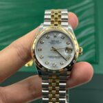 Rolex Datejust m278343 31mm White Mother-of-Pearl Dial Yellow Rolesor Jubilee Watch - Image 14