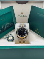 Rolex  Datejust 41mm 126333 Black Diamond Jubilee Steel and Yellow Gold Men’s Watch - Image 3