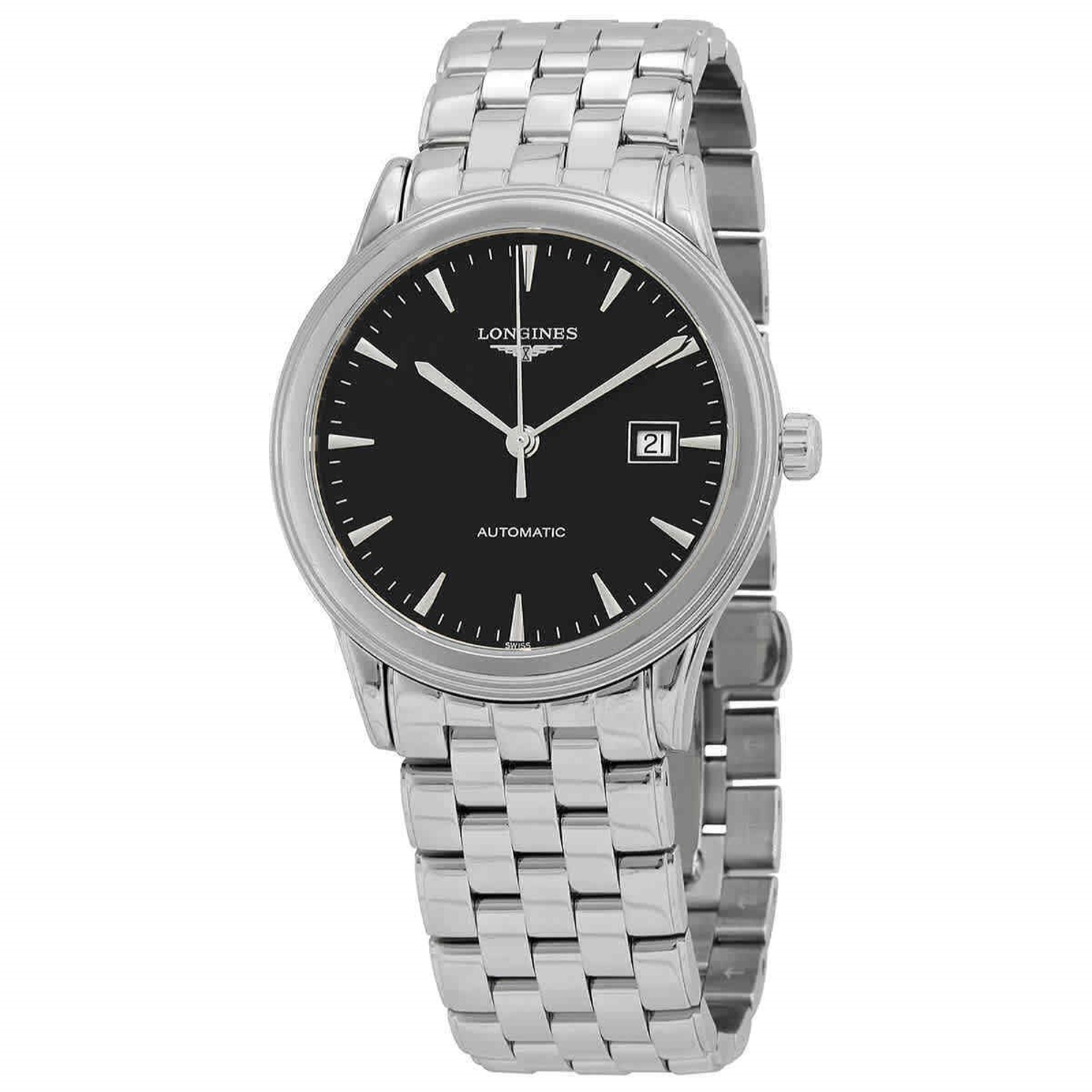 8521F5B6-DBFF-3453-1C1E-9FAD89484334.jpg Longines Unisex L4.984.4.52.6 Flagship Stainless Steel Watch - Image 1
