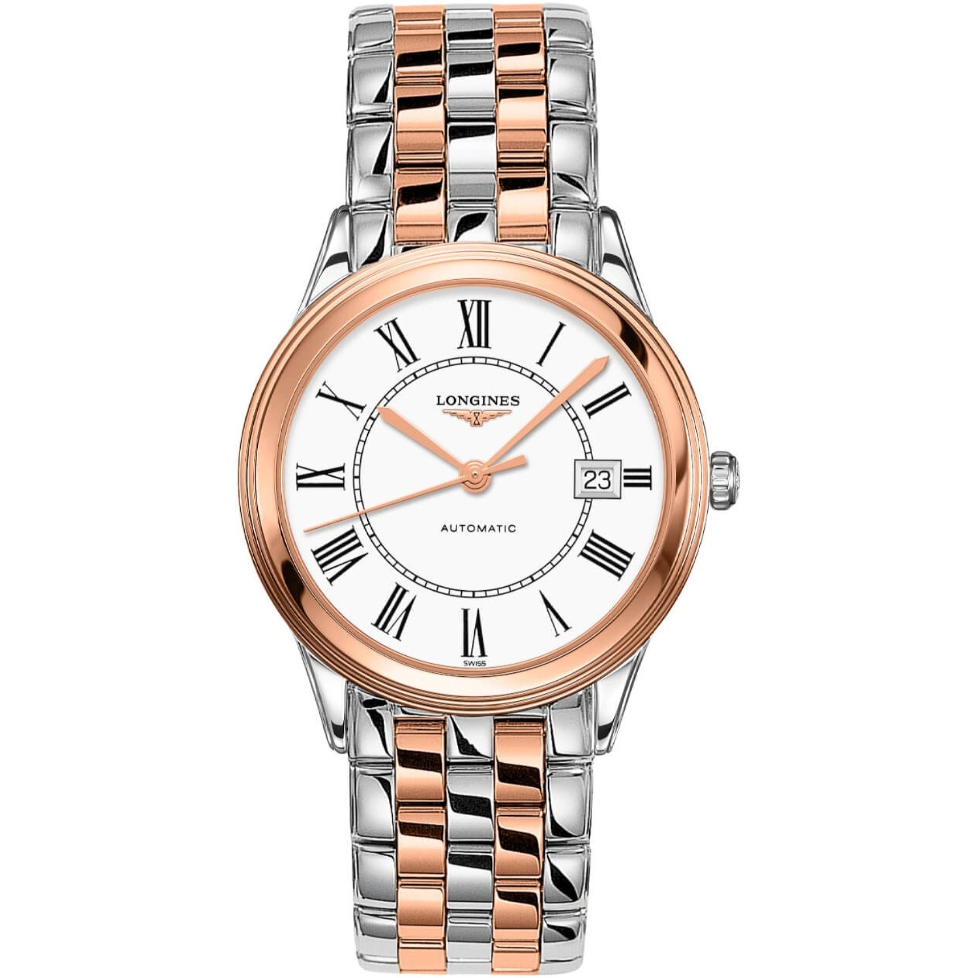 8579FA49-A229-6489-8052-854DD5D8A329.jpg Longines Men's L4.974.3.91.7 Flagship Two-Tone Stainless Steel Watch - Image 1