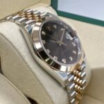 Rolex Datejust 41mm 126301 Chocolate Diamond Jubilee Steel and Everose Gold Watch - Image 4