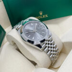 Rolex Datejust 41mm 126300 Slate Index Jubilee Stainless Steel Watch - Image 5
