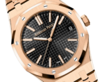 Audemars Piguet ROYAL OAK Pink Gold Black Dial 41mm - Image 3