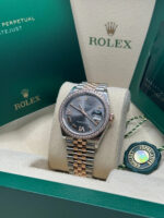 Rolex  Datejust 36mm 126281 Slate Dial Oyster Bracelet - Image 12