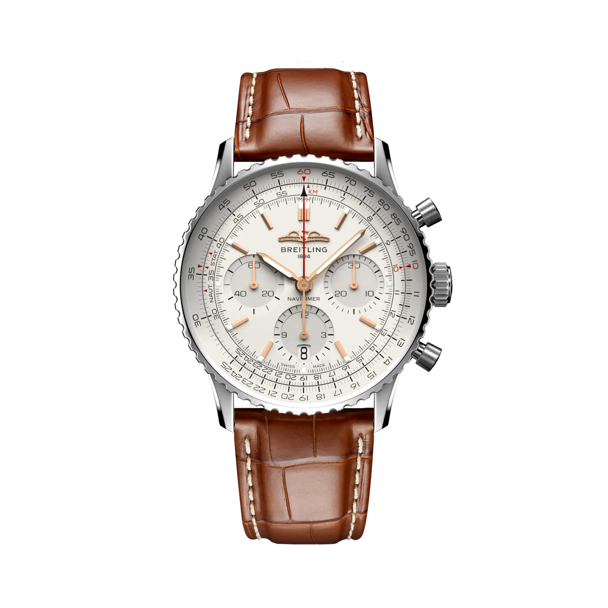 87B8A6BF-B207-CF14-B938-EBF420AEE232.png Breitling Navitimer B01 Chronograph 41mm AB0139211G1P1 - Image 1