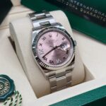 Rolex  Datejust 36mm 126234 Pink Roman Dial Oyster Stainless Steel - Image 4