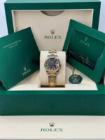 Rolex Datejust m278273-0023/0024 31mm Black Mother-of-Pearl Dial Stainless Steel and Yellow Gold Oyster Watch - Image 8