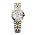Rolex Datejust m278343 31mm White Mother-of-Pearl Dial Yellow Rolesor Jubilee Watch