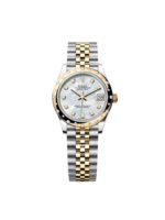 Rolex Datejust m278343 31mm White Mother-of-Pearl Dial Yellow Rolesor Jubilee Watch