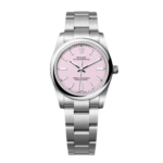 Rolex Oyster Perpetual 34mm 124200-0009 Pink Dial Oyster Stainless Steel Bracelet Watch