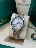 Rolex  Datejust 36mm 126234 White Roman Dial Oyster Stainless Steel Mens - Image 13