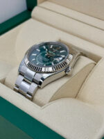 Rolex  Sky-Dweller 42mm 336934-0001 Stainless Steel Green Dial Oyster - Image 4