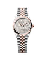 Rolex Datejust m278241-0031/0032 31mm  Silver Floral Motif Dial Oyster Bracelet Watch - Image 2
