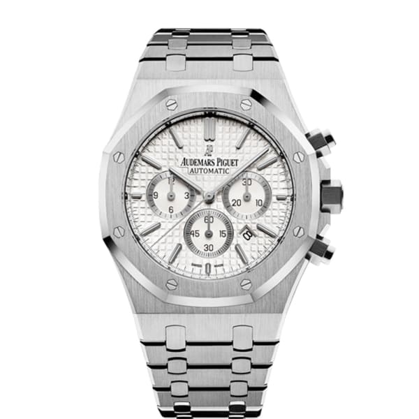 88BCB240-EFE9-8A4B-80F6-6123D95220AB.jpg Audemars Piguet Royal Oak Chronograph Silver-toned Dial 41mm Stainless Steel Watch - Image 1