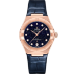 Omega Constellation Ladies' Selection 29mm Sedna™ gold on leather strap 131.53.29.20.53.003