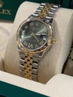 Rolex Datejust m278343 Datejust Green Dial 31mm Jubilee Steel and Yellow Gold - Image 5