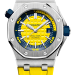 Audemars Piguet OFFSHORE DIVER Yellow Dial 42mm 15710ST.OO.A051CA.01